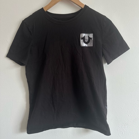 True Religion Black Short Sleeve Tee - Picture 1 of 9